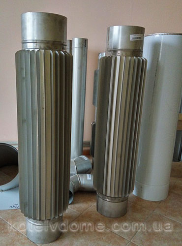 Труба радиатор o120 мм для повышения КПД дымохода. Узнать цены