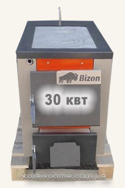 Котли з плитою на 300 квадратів Bizon M300П Термо