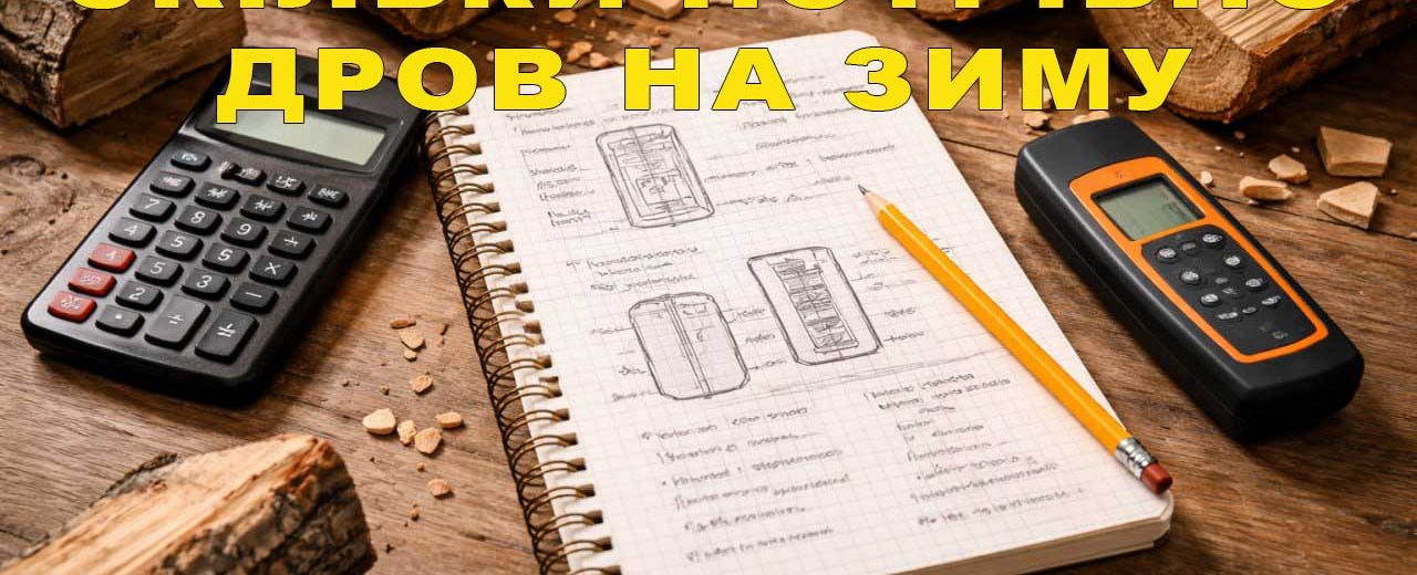 Скільки дров потрібно на опалювальний сезон